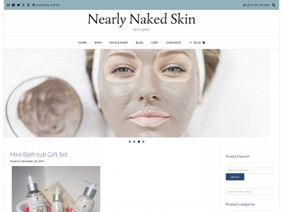 nearlynakedskin.com snapshot