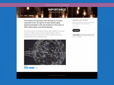 articlesofimportance.com snapshot