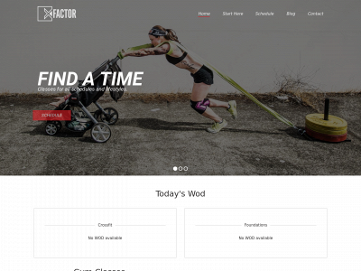 crossfitxfactor.com snapshot