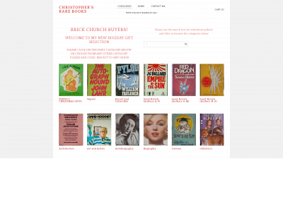 www.christophersrarebooks.com snapshot