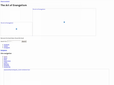 thebeardedevangelist.com snapshot