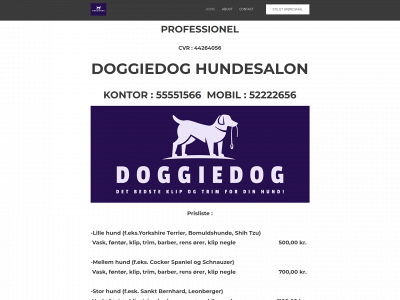 doggiedog.dk snapshot