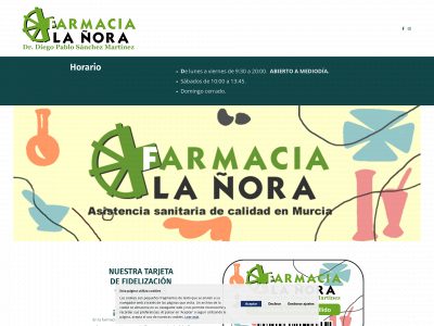 farmacialañora.com snapshot