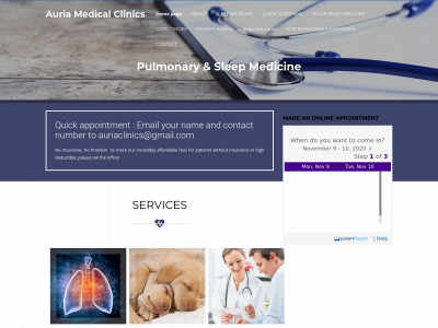 auriaclinics.com snapshot