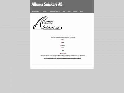 alluma.se snapshot