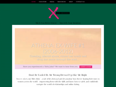 exwivesundercover.com snapshot