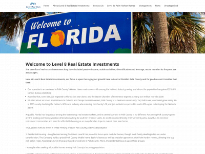 level8realestate.com snapshot