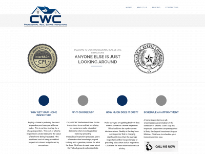 cwcinspections.com snapshot