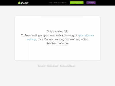 thesilverchefs.com snapshot