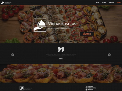 vienaskasnius.lt snapshot