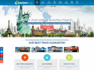 sunurbunsntravel.com snapshot