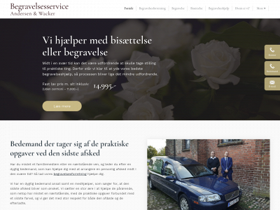 andersenwackerbegravelse.dk snapshot