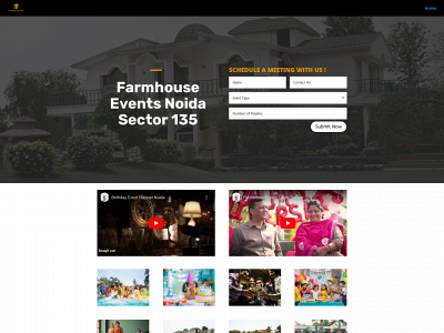 farmhousevents.in snapshot