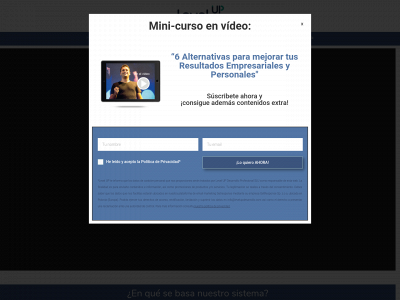 www.levelupdesarrollo.com snapshot
