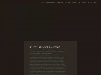 whitehouseoftanzania.com snapshot