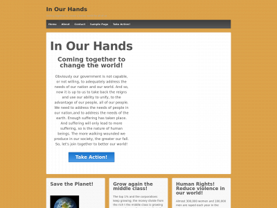 allinourhands.com snapshot