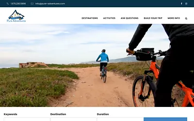 pure-adventures.com snapshot