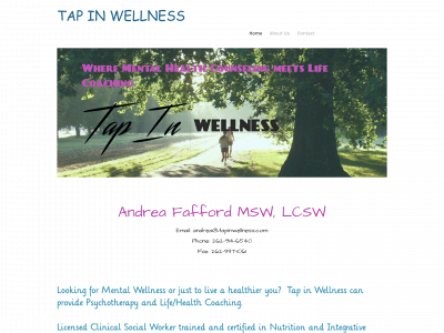 www.tapinwellness.com snapshot