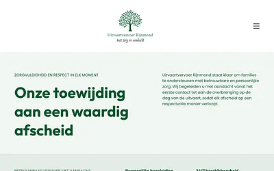 uitvaartvervoerrijnmond.nl snapshot