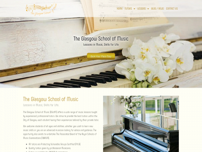 theglasgowschoolofmusic.co.uk snapshot