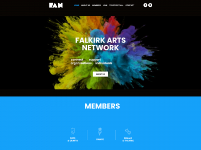 falkirkarts.net snapshot