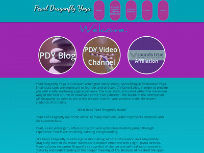 pearldragonflyyoga.com snapshot