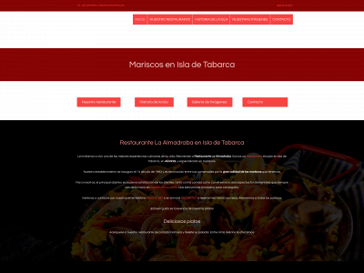 www.restaurantelaalmadraba.es snapshot