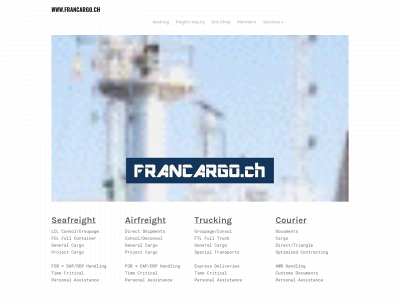 www.francargo.ch snapshot