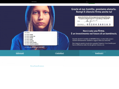 antares-onlus.it snapshot