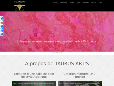 taurus-arts.com snapshot