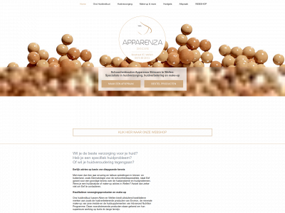 apparenza-skincare.be snapshot