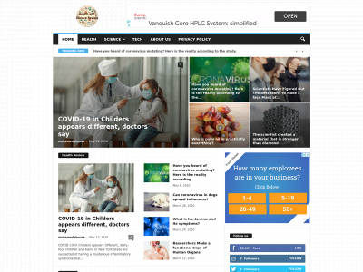 healthandsciencereview.com snapshot