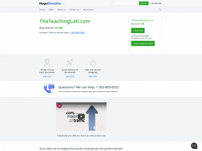 theteachinglab.com snapshot