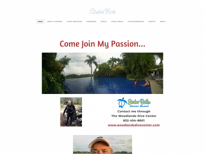 www.scubabob.org snapshot