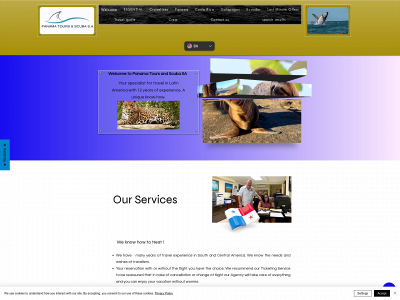 panamadivingtours.com snapshot