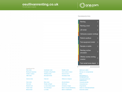 osullivanrenting.co.uk snapshot