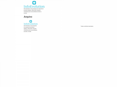 infoevolution.pt snapshot