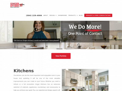 www.singerkitchens.com snapshot