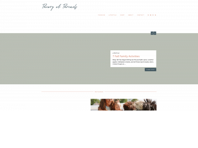 theoryofthreads.com snapshot