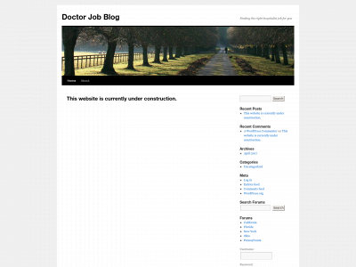 doctorjobblog.com snapshot