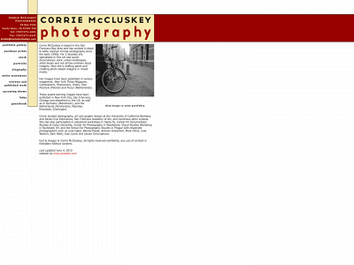 corriemccluskey.com snapshot