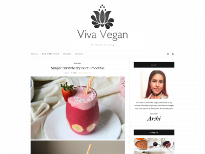thevivavegan.com snapshot