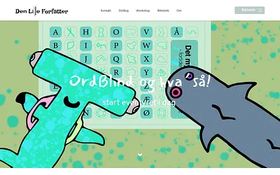 denlilleforfatter.dk snapshot