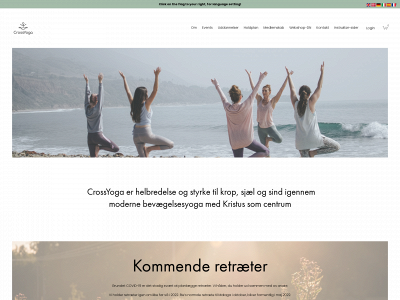 crossyoga.dk snapshot