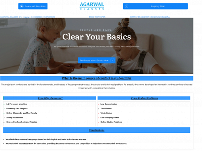 agarwalclasses.org.in snapshot