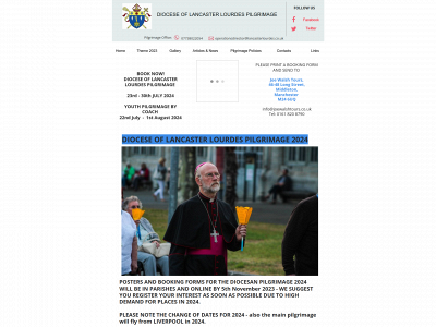 lancasterlourdes.co.uk snapshot