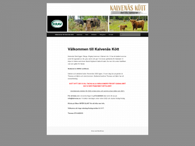kalvenas.se snapshot