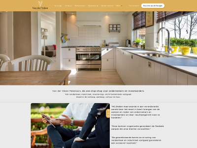 vandervekenmakelaars.be snapshot