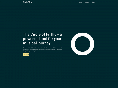circleoffifths.online snapshot