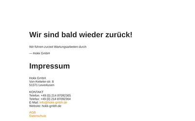 hokk-gmbh.de snapshot